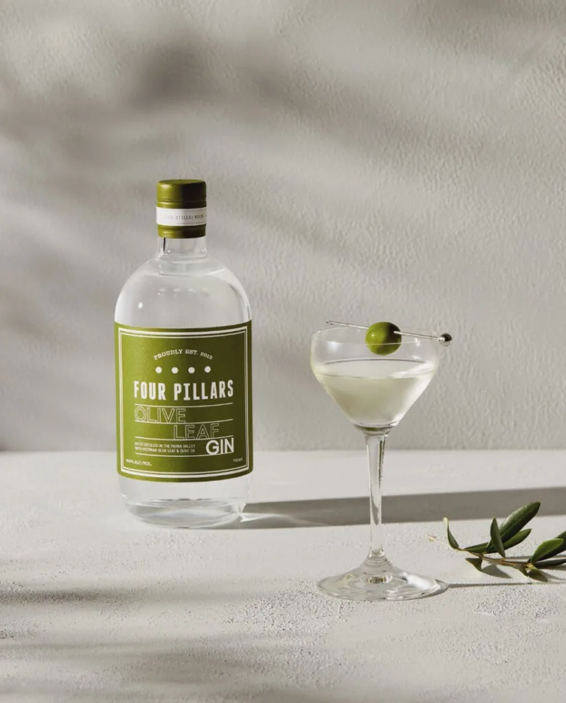 ALL THINGS DRINKS - Four Pillars Olive Leaf Gin Martini