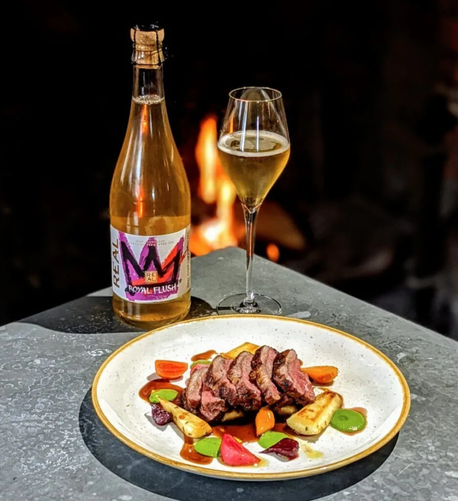 ALL THINGS DRINKS - Real Royal Flush Sparkling Tea - Food pairings