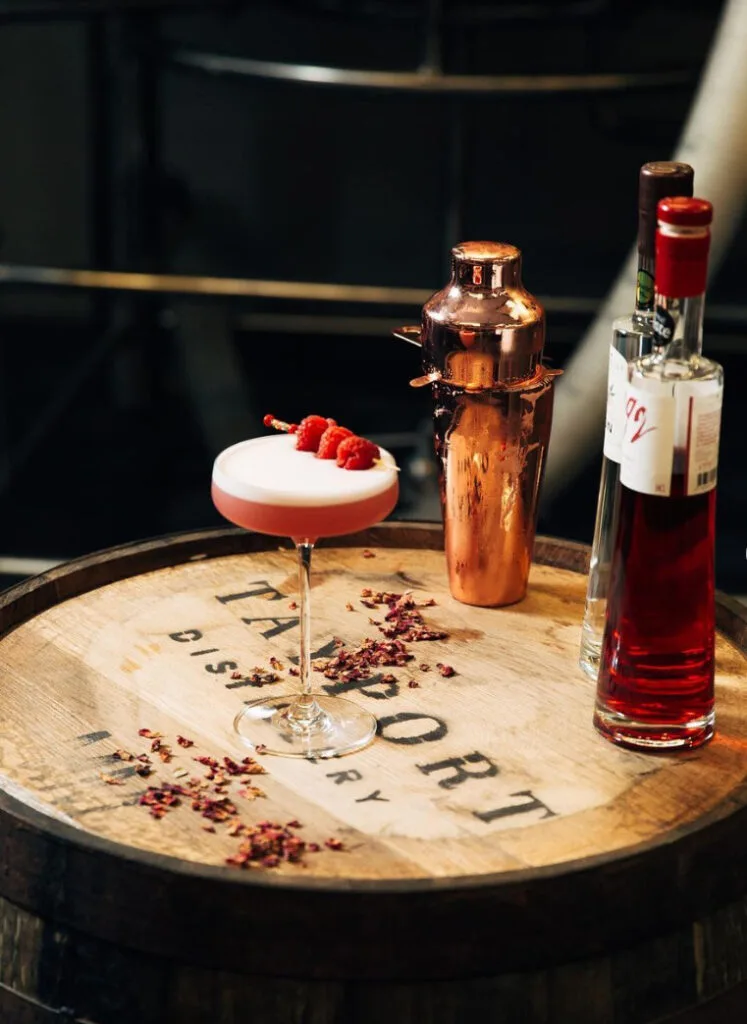 ALL THINGS DRINKS - Tayport Raspberry Liqueur Cocktail by Connor Mollison