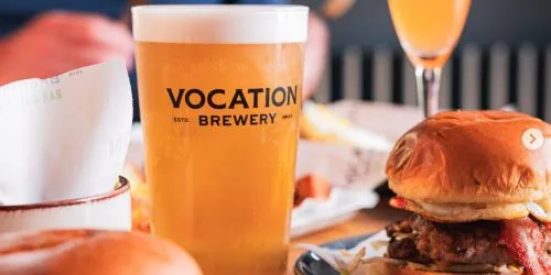 ALL THINGS DRINKS - Vocation - Beer with burger